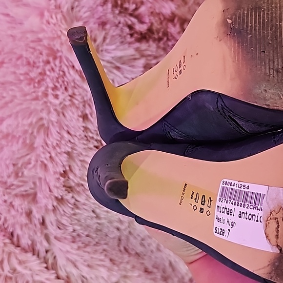 Blue dark slip on boot /bottie - Picture 4 of 8